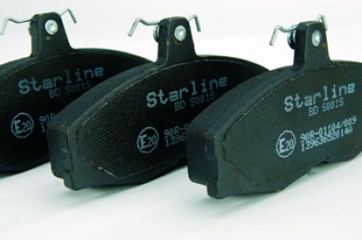 Новые дисковые тормозные колодки Starline